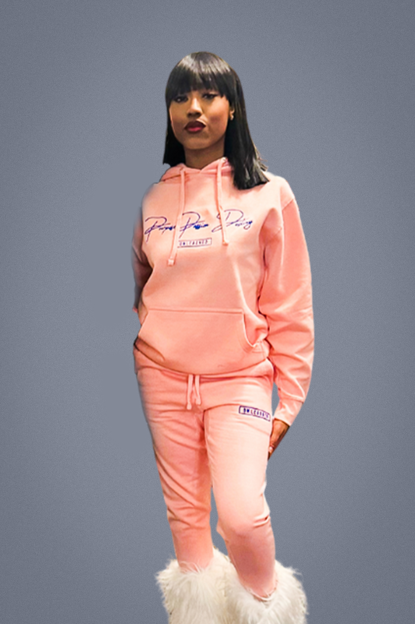 Unleashed - Purpose Passion Destiny embroidered Jogger set