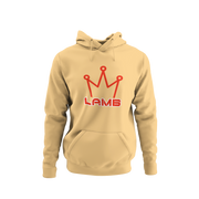 Lamb Hoodie (red print)