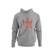 Lamb Hoodie (red print)