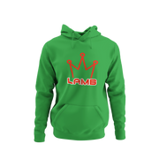 Lamb Hoodie (red print)
