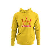Lamb Hoodie (red print)