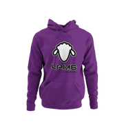Lamb head Hoodie (black and white)