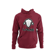Lamb head Hoodie (black and white)