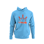 Lamb Hoodie (red print)