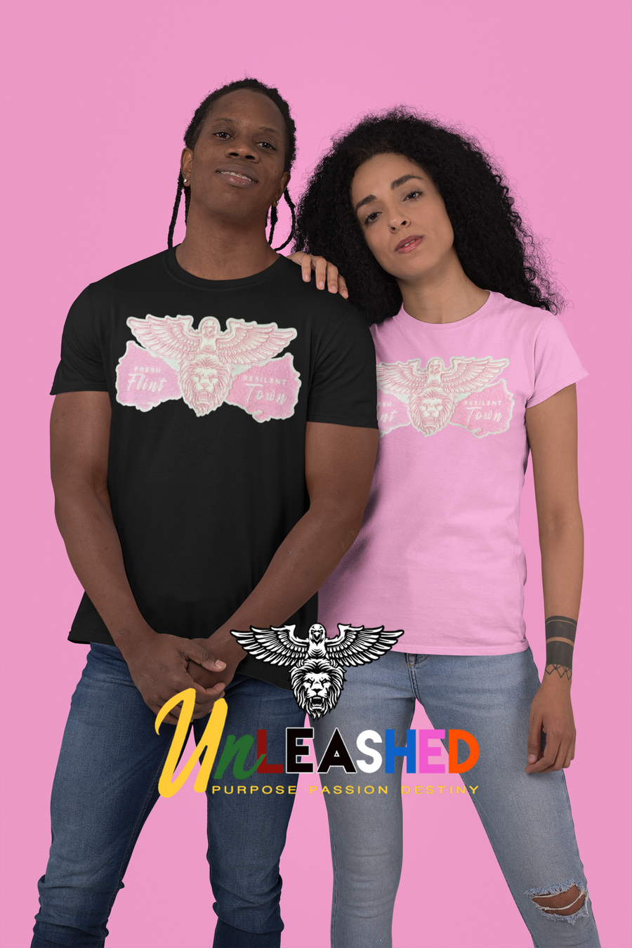 Copy of Chenille (Pink) Fresh Flint T-shirt