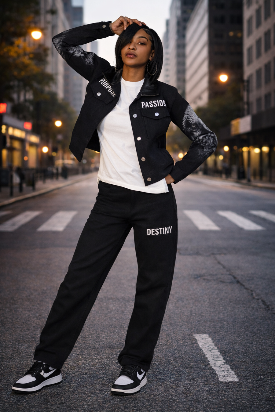 Unleashed Pressure  women's denim set