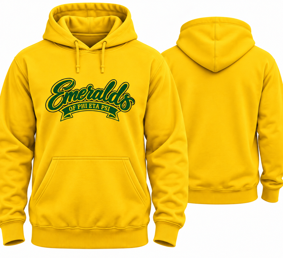 Emerald Classic Script Hoodie and Tshirt
