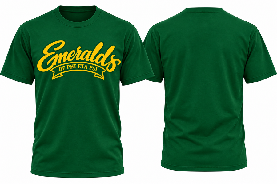 Emerald Classic Script Hoodie and Tshirt