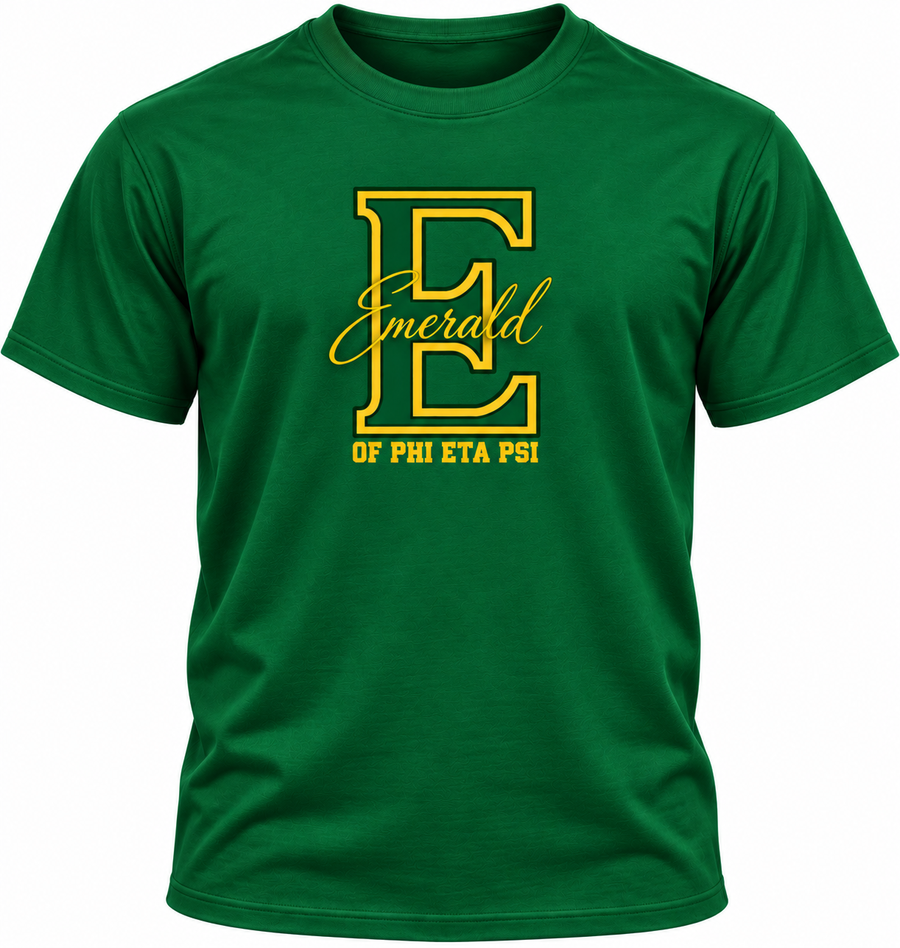 Emerald of Phi Eta Psi E-leagacy Tshirt and Hodie