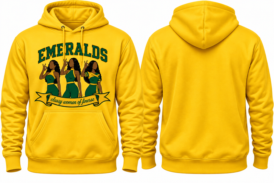EMERALDS "WOMEN OF FINESSE" HOODIE AND TEE
