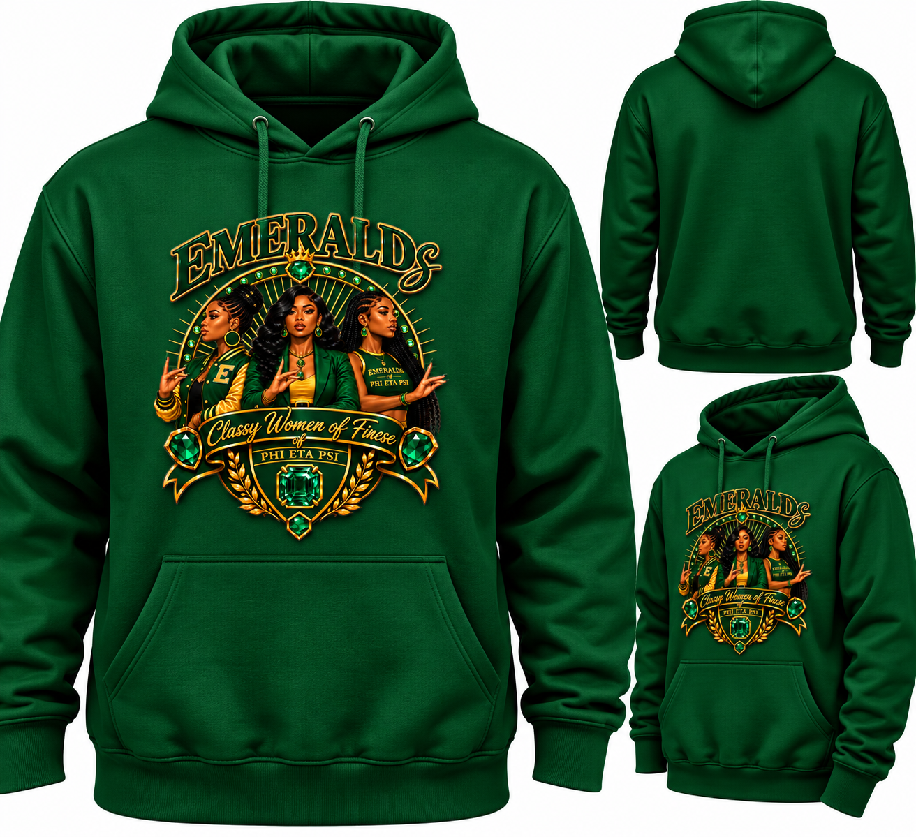 Emeralds "Finesse and Legacy" Hoodie/tshirt