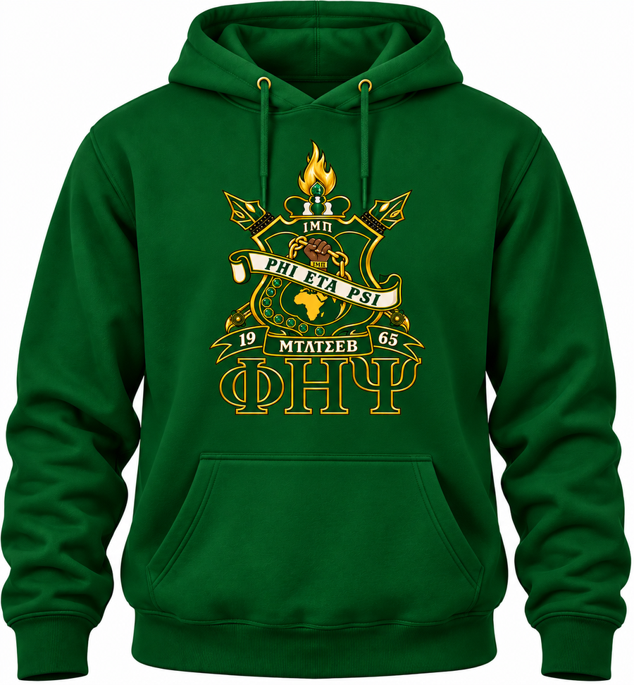 Phi Psi "Imperial Seal" Hoodie and t-shirt