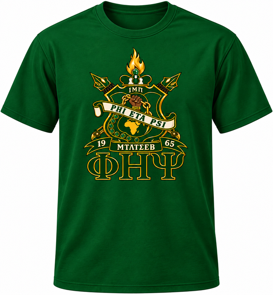 Phi Psi "Imperial Seal" Hoodie and t-shirt