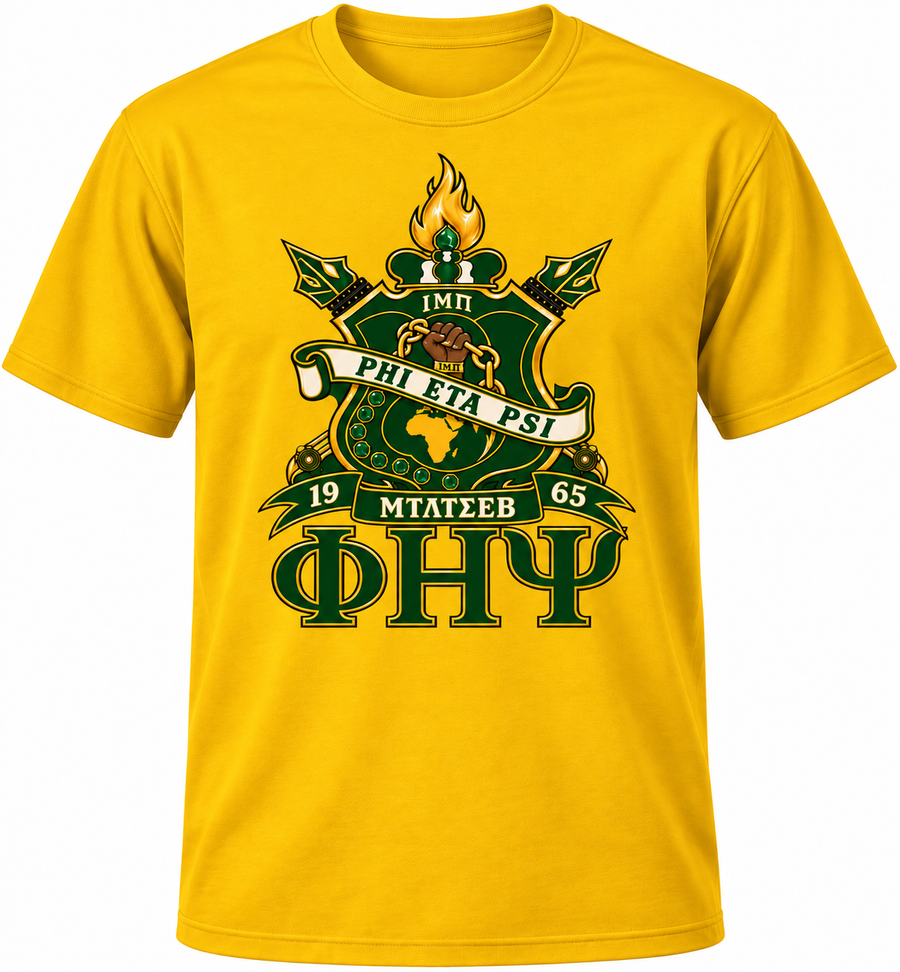 Phi Psi "Imperial Seal" Hoodie and t-shirt