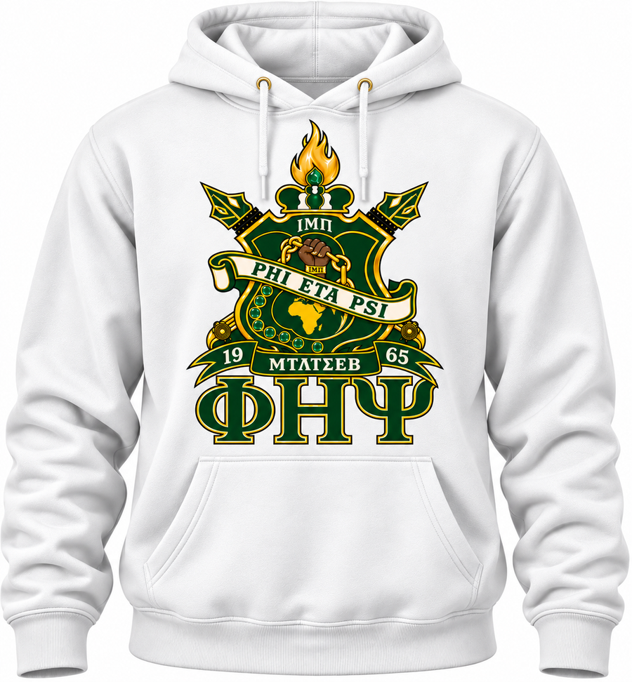 Phi Psi "Imperial Seal" Hoodie and t-shirt