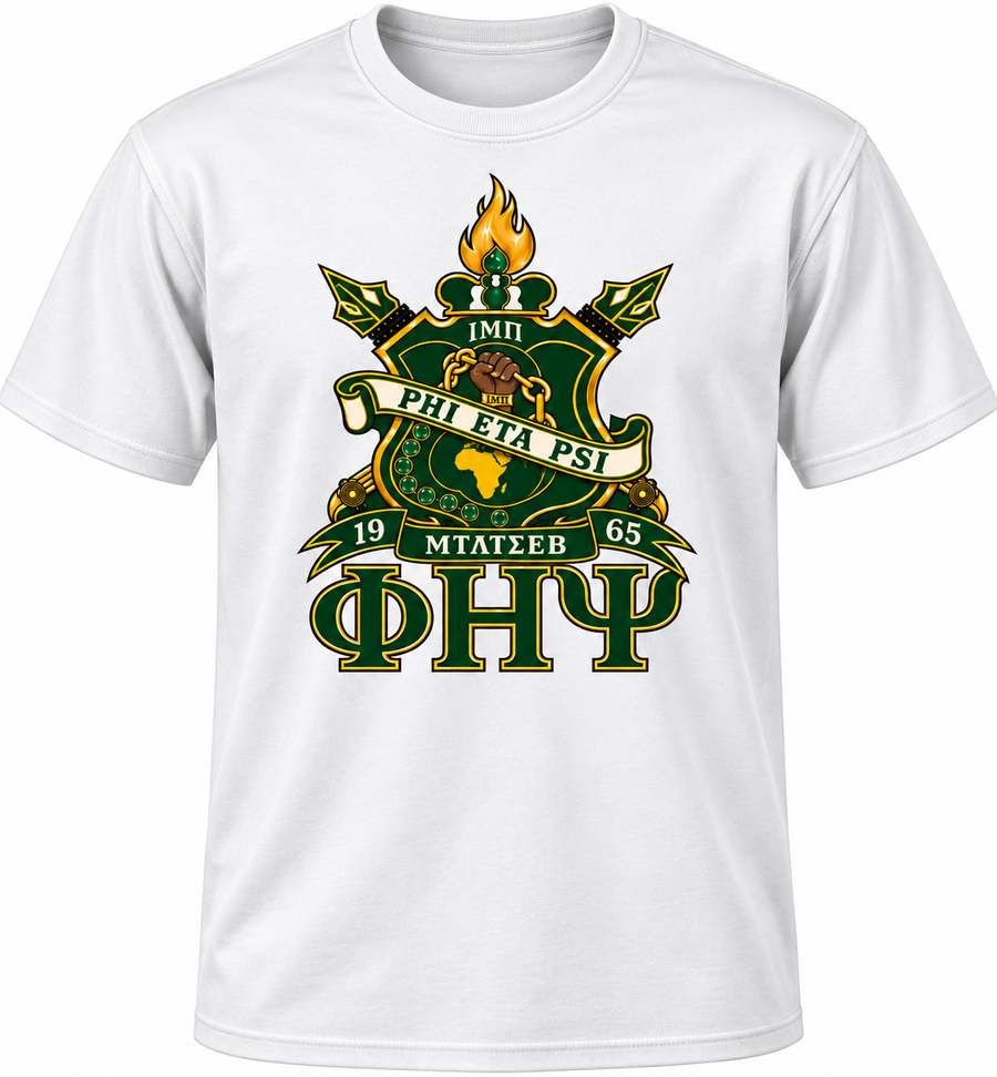Phi Psi "Imperial Seal" Hoodie and t-shirt