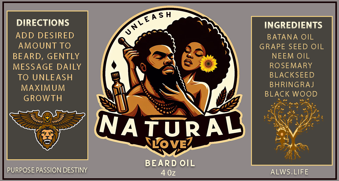 Unleash Natural Love Beard oil