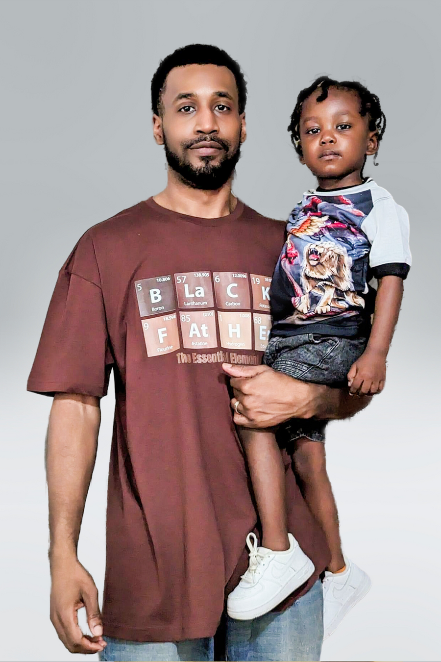 Black Father Essential Elements - Dust crewneck