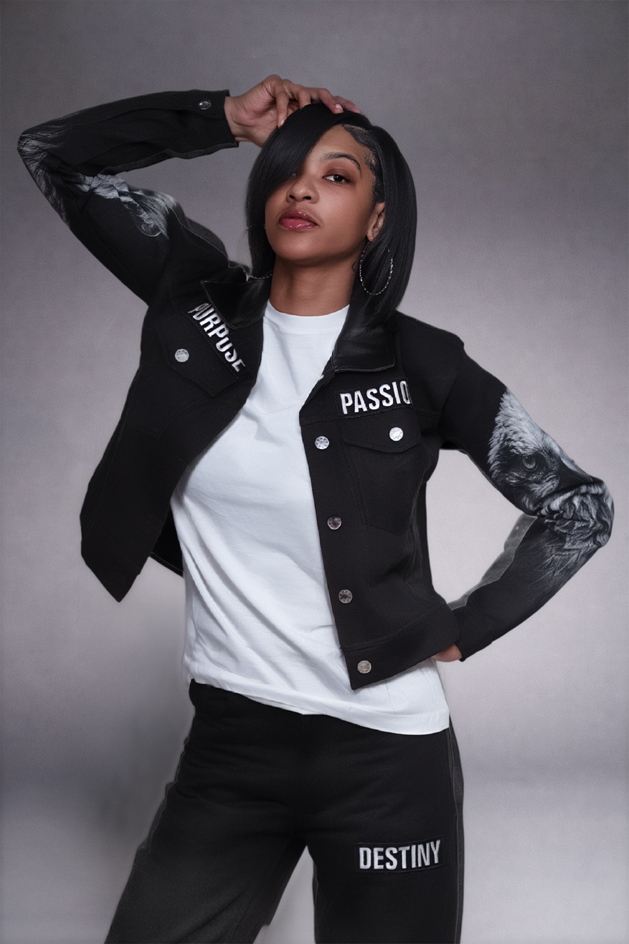 Unleashed Pressure  women's denim set