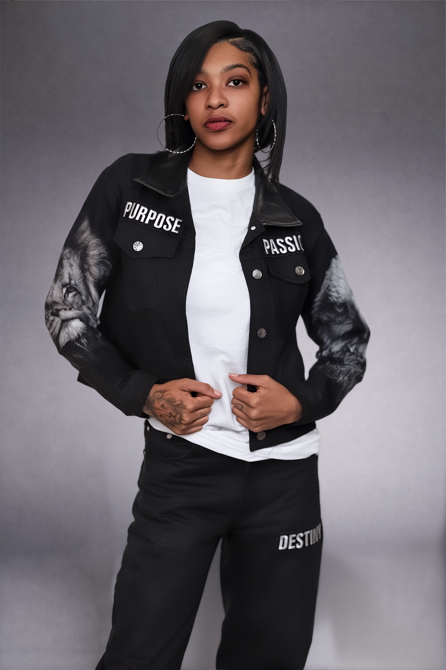 Unleashed Pressure  women's denim set