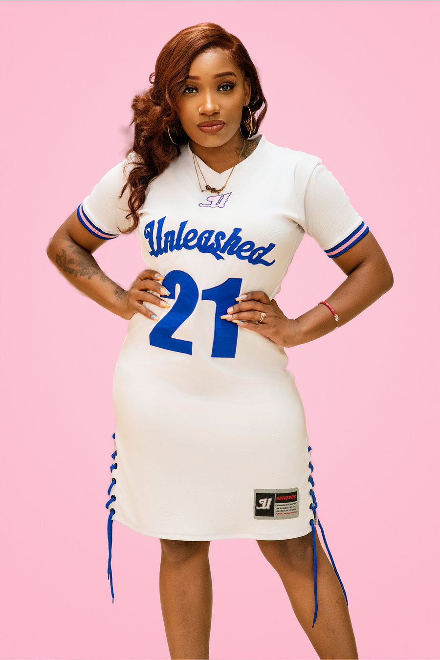 Unleashed sports laced Jersey Dress for women