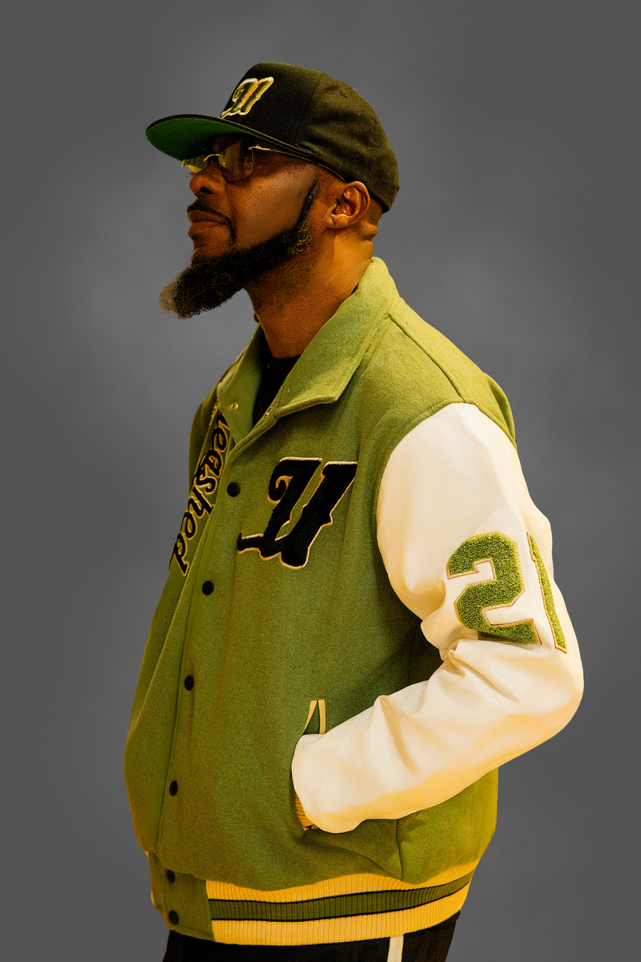 Unleashed Big U Wool and Leather Varsity Jacket