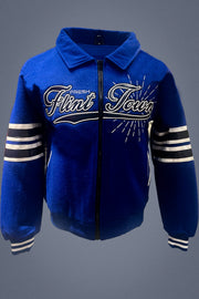 Fresh Flint Mens Wool and Leather Jacket