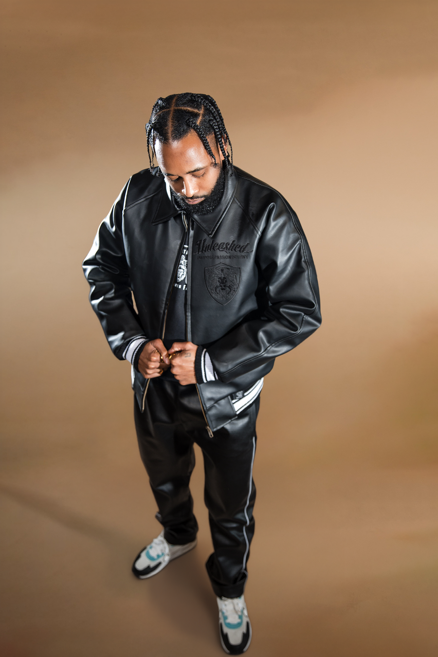 Unleashed Black Reign Leather coat