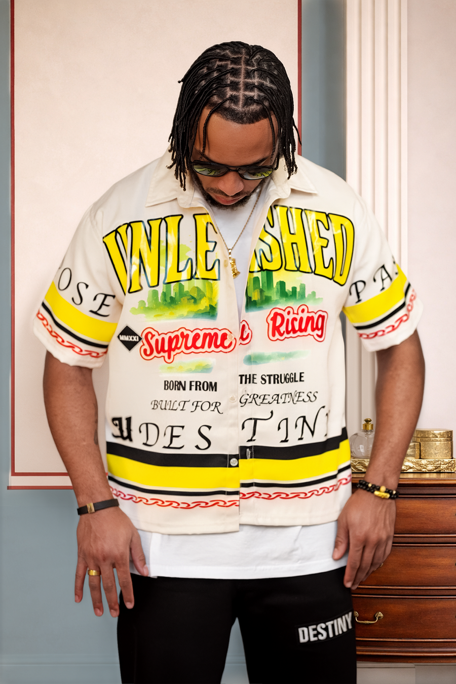 Unleashed Supreme Rising Box Button up