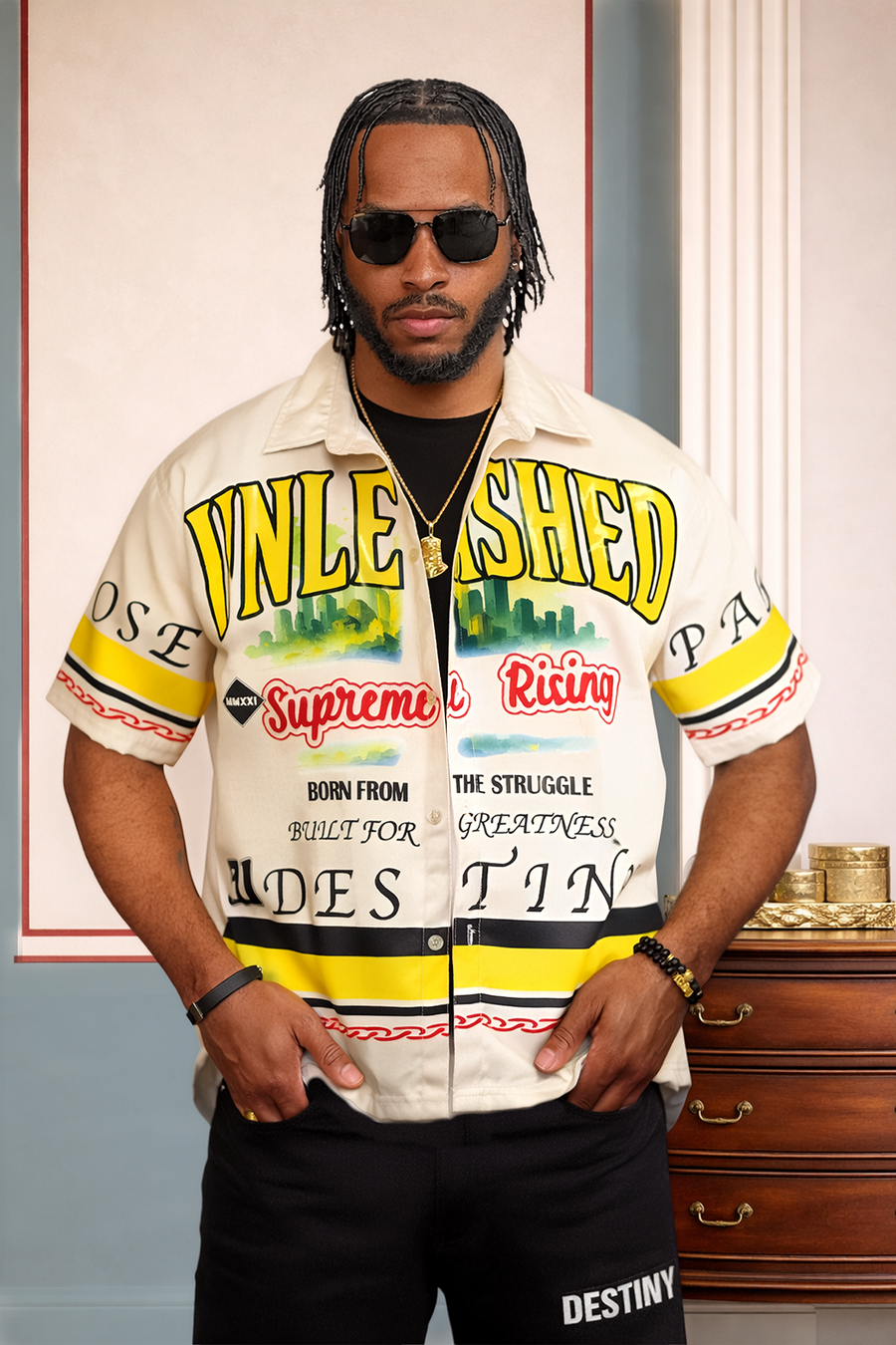 Unleashed Supreme Rising Box Button up