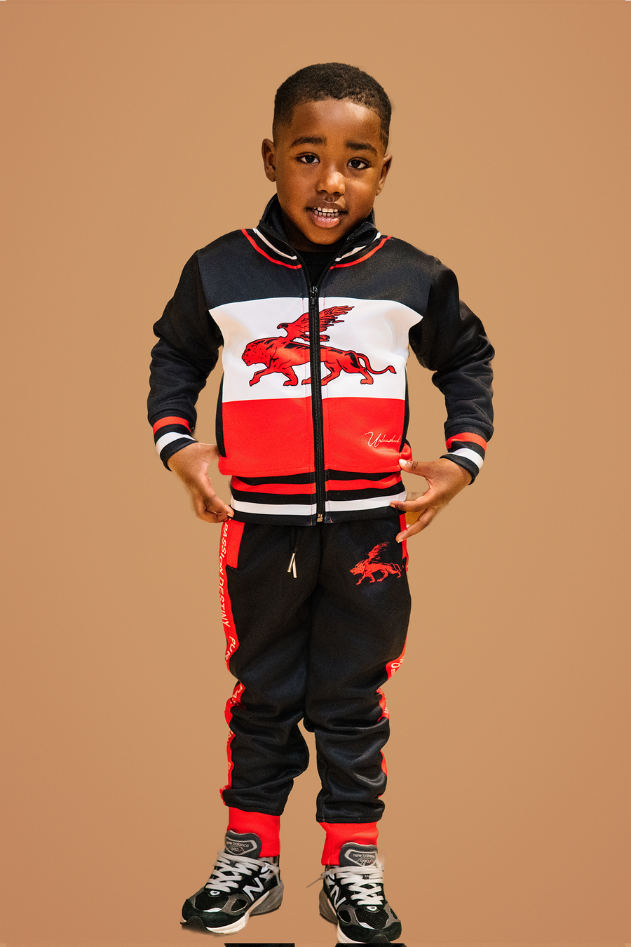 kids unleashed 3 tone track suit