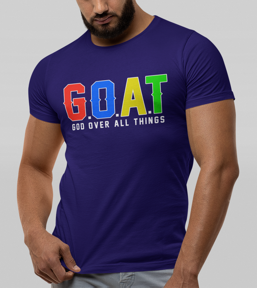 Multi color  G.O.A.T T-shirt