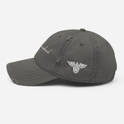 Unleashed Cursive Distressed Dad Hat