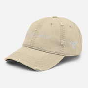 Unleashed Cursive Distressed Dad Hat