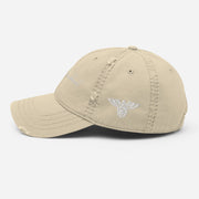 Unleashed Cursive Distressed Dad Hat