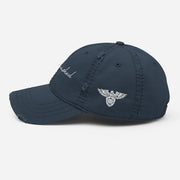 Unleashed Cursive Distressed Dad Hat