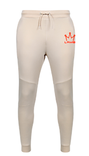 Lamb Joggers red and whit crown