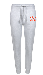 Lamb Joggers red and whit crown