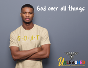 Copy of G.O.A.T - T-Shirt (Gold-print)