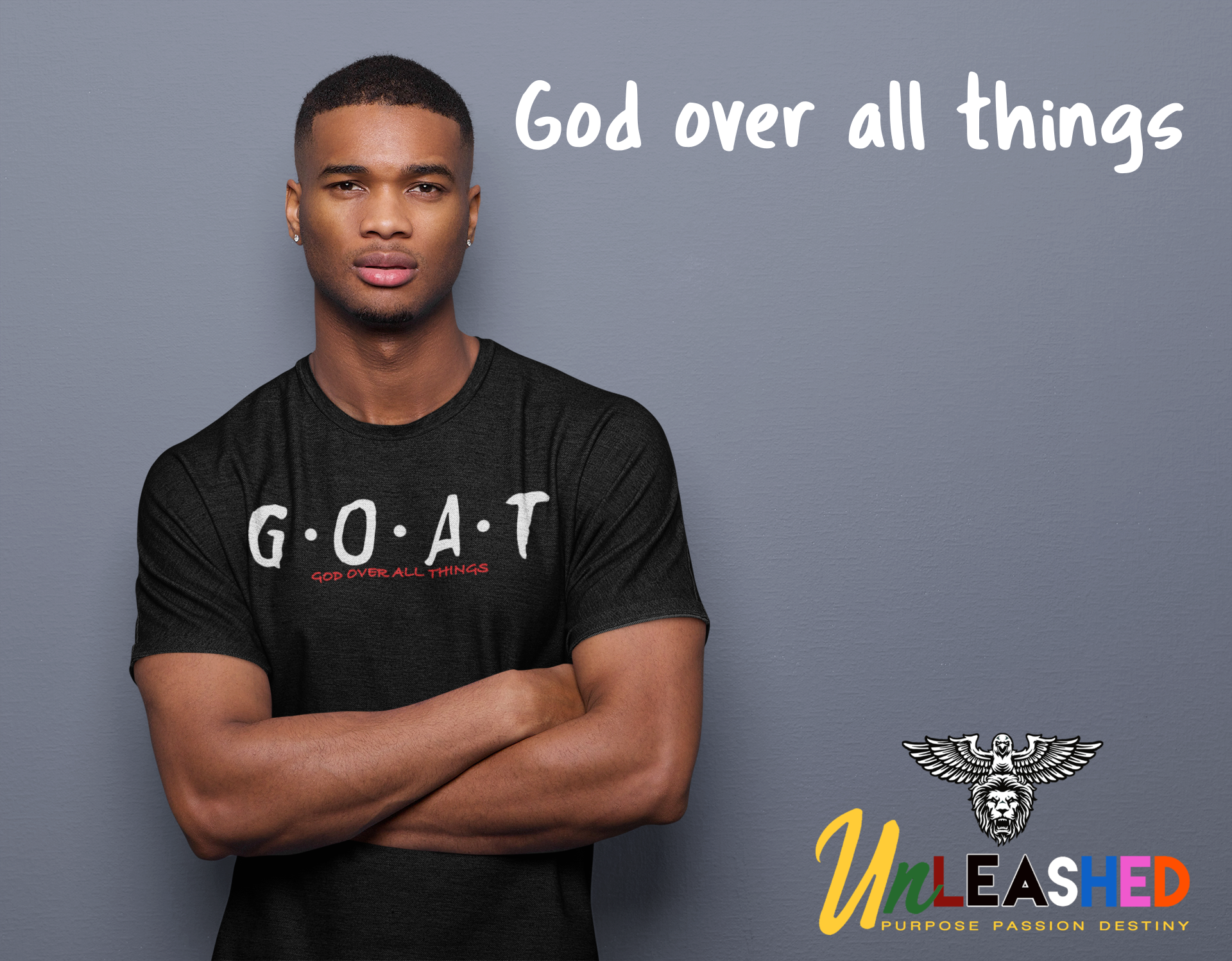 G.O.A.T - T-Shirt (white print)