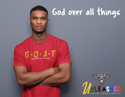 Copy of G.O.A.T - T-Shirt (Gold-print)