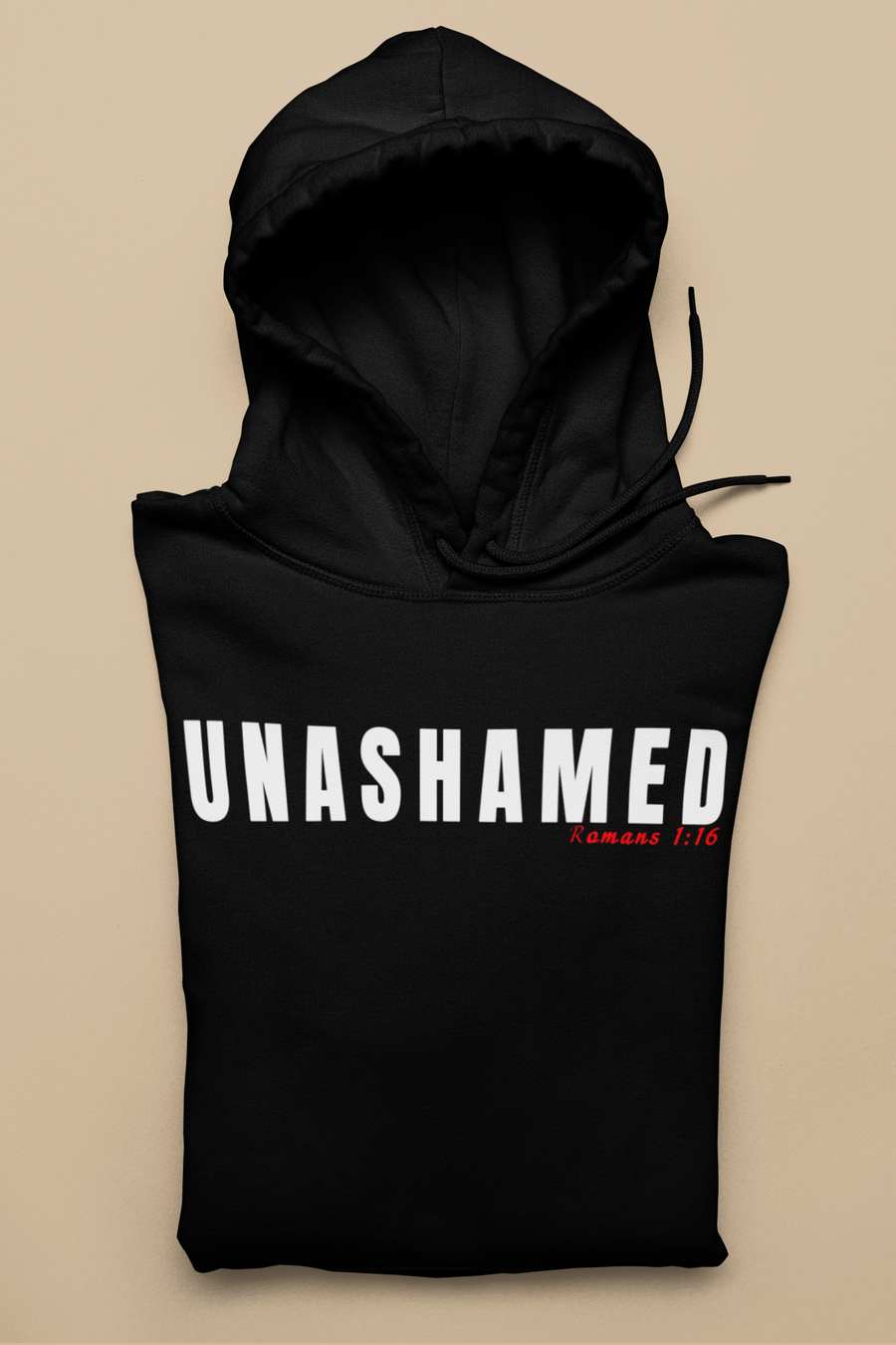 Unashamed Hoodie Typography