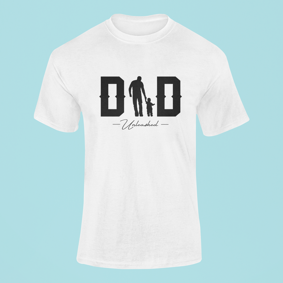 Dad Unleashed black print T-shirt