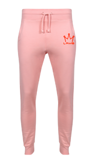 Lamb Joggers red and whit crown