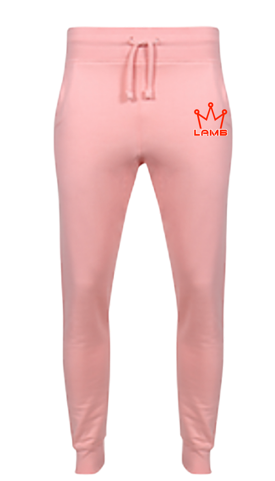 Lamb Joggers red and whit crown