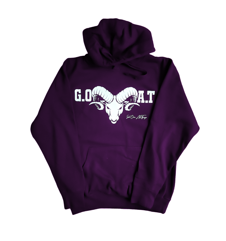 Big Horn G.O.A.T Hoodie White print