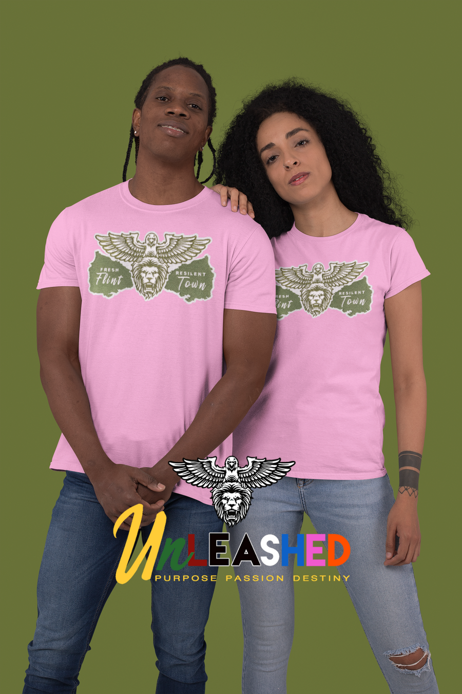 Copy of Chenille (Pink) Fresh Flint T-shirt